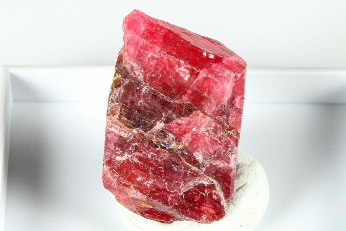 Striking Cherry-Red Rhodonite Specimen - Brazil #379795